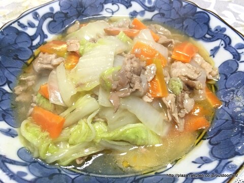 フライパン一つで白菜が沢山食べられる和風あんかけ